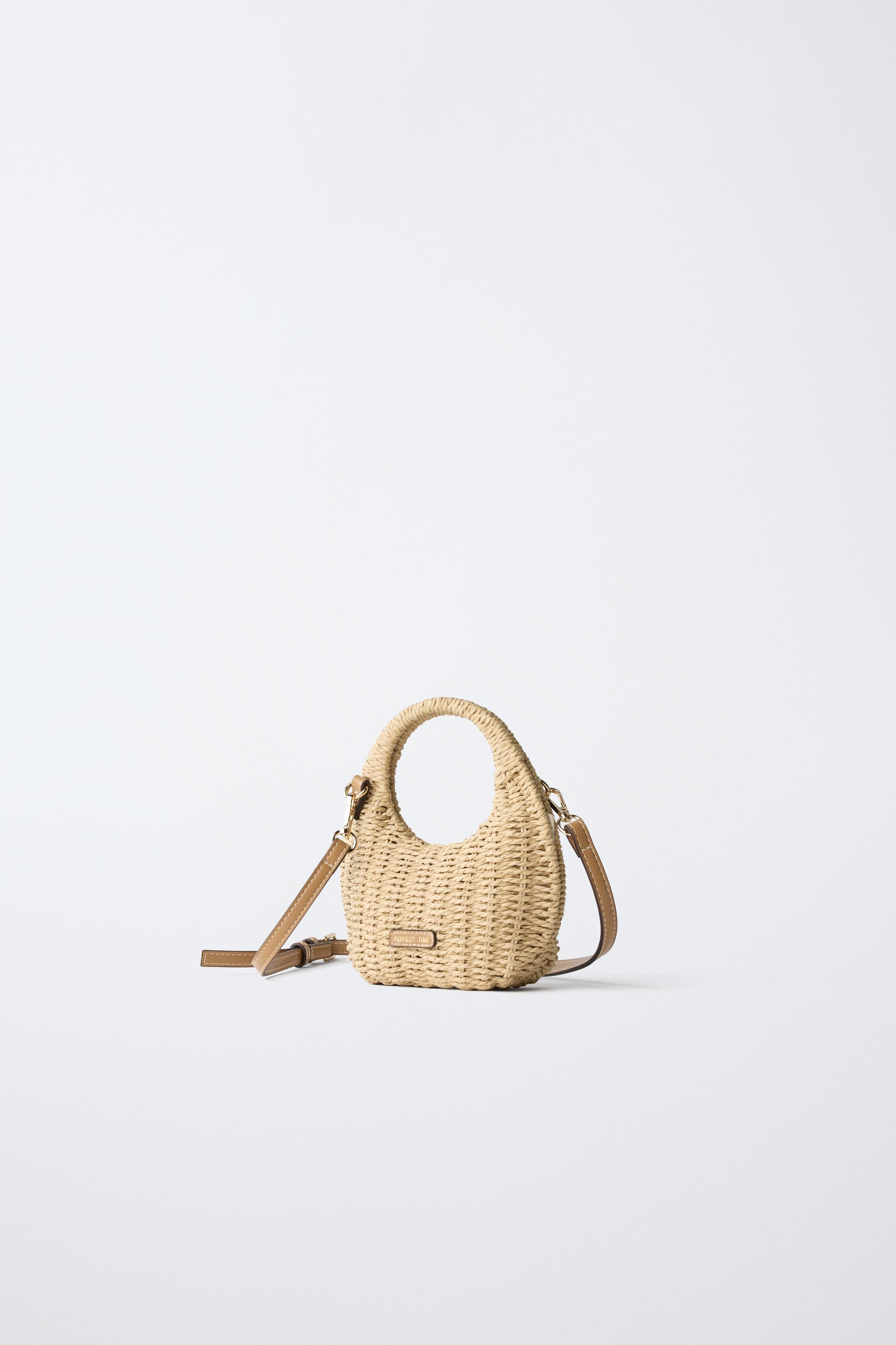 SAC BANDOULIÈRE EFFET RAPHIA